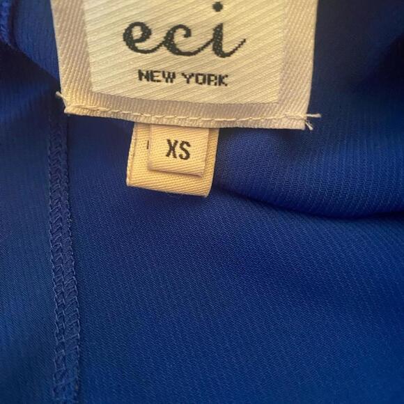 ECI New York - Royal Blue Shift Dress XS - Picture 7 of 7